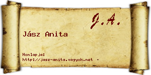 Jász Anita névjegykártya